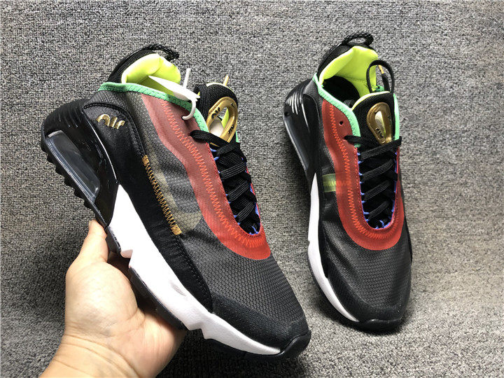 Nike Air Max 2090 Black Red Green Shoes - Click Image to Close